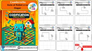 Codificación Desconectada para Niños: Guía al Robot a su Hogar