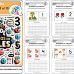 Aprende y Traza Números en Inglés: ¡Diviértete con el 1 al 10!