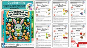 Aventuras en Lectoescritura: Ordena Palabras y Resuelve Adivinanzas