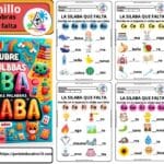 Descubre las Sílabas: Juego de Palabras para Niños