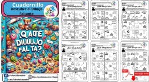 Cuadernillo Interactivo: Descubre el Dibujo Faltante