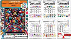 Aventura Cromática Juega, Colorea y Recorta