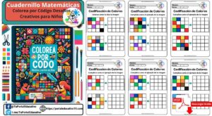 Colorea por Código Desafíos Creativos para Niños