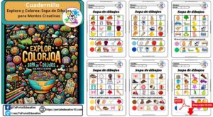 Explora y Colorea Sopa de Dibujos para Mentes Creativas