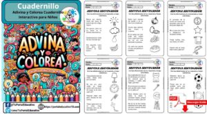 Adivina y Colorea Cuadernillo Interactivo para Niños