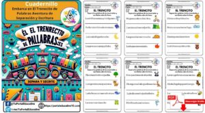 Embarca en El Trenecito de Palabras Aventura de Separación y Escritura