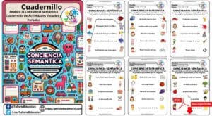 Explora la Conciencia Semántica Cuadernillo de Actividades Visuales y Verbales