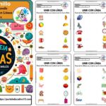 Empareja y Aprende Cuadernillo Unir con Línea Sobre Sílabas