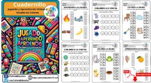 Jugando y Aprendiendo Sílabas y Vocales en Colores