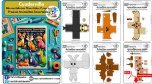 Manualidades Divertidas Crea tus Propios Animalitos Recortables