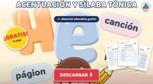 Cuadernillo de Acentuación y Sílaba Tónica: PDF Gratis para Imprimir