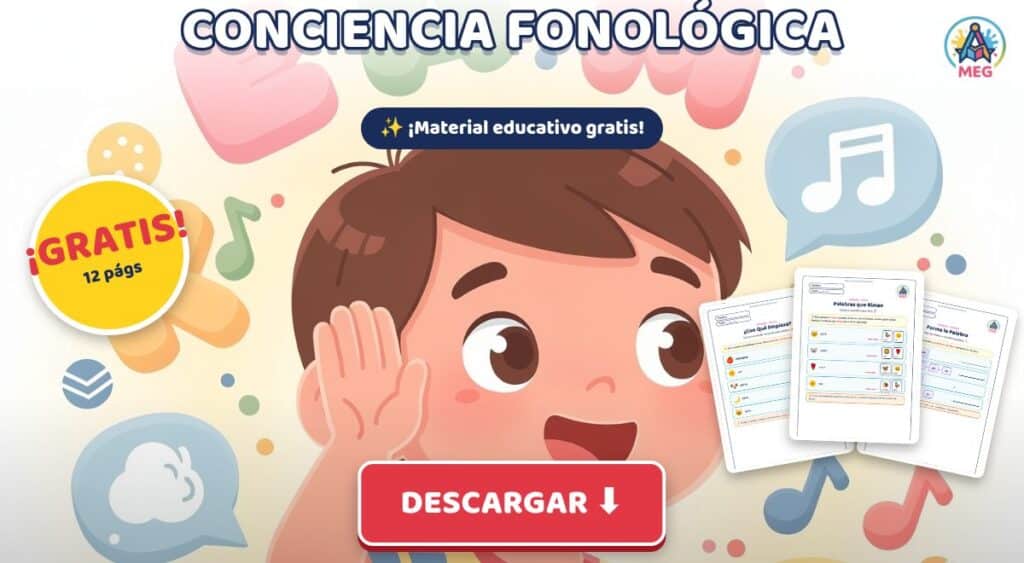 Cuadernillo de Conciencia Fonológica para Niños | PDF Gratis para Imprimir