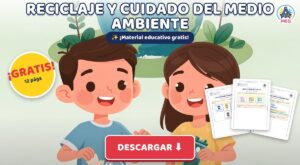 Cuadernillo de Reciclaje y Cuidado del Medio Ambiente para Niños: Las 3 R PDF Gratis para Imprimir