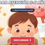 Cuadernillo de Atención para Niños con TDAH de 5 a 6 Años: PDF Gratis para Imprimir