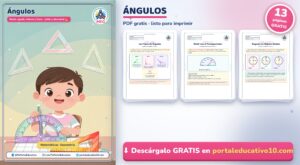 Ángulos para Niños: Cuadernillo a Color de Geometría (PDF Gratis para Imprimir)