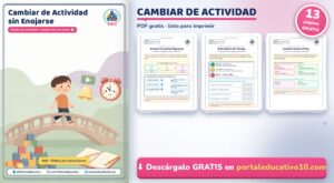 Cambiar de Actividad sin Enojarse para Niños con TDAH: Cuadernillo PDF Gratis para Imprimir