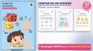 Contar de un Vistazo para Niños con Discalculia: Cuadernillo PDF Gratis para Imprimir