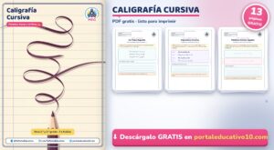 Caligrafía Cursiva para Niños: Palabras y Frases Ligadas (PDF Gratis)