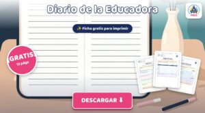 Diario de la Educadora: Formatos para Imprimir (PDF Gratis)