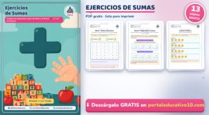 Ejercicios de Sumas: Cuadernillo por Niveles en PDF Gratis para Imprimir