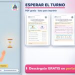 Esperar el Turno y No Interrumpir para Niños con TDAH: Cuadernillo PDF Gratis para Imprimir