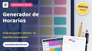 Generador de Horarios de Clase: Diseña e Imprime (PDF)
