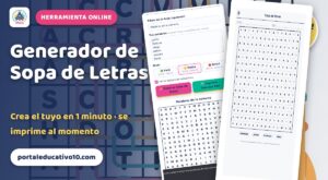 Generador de Sopa de Letras: Crea e Imprime Gratis (PDF)
