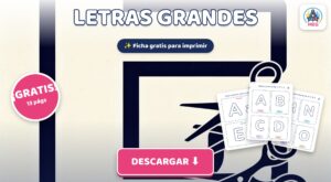 Letras Grandes para Imprimir: Abecedario y Vocales XL (PDF Gratis)