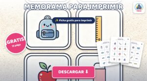 Memoramas para Imprimir y Recortar: 7 Sets de Cartas en PDF Gratis