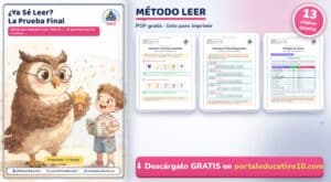 Método para Aprender a Leer · Nivel 14: ¿Ya Sé Leer? La Prueba Final (PDF Gratis para Imprimir)