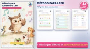 Método para Aprender a Leer · Nivel 2: Escucho los Sonidos (PDF Gratis para Imprimir)