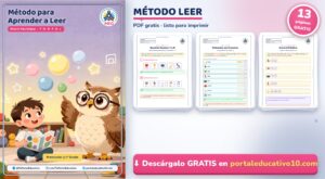 Método para Aprender a Leer Nivel 4: Más Sílabas (T, N, D, F, B) (Cuadernillo PDF Gratis para Imprimir)