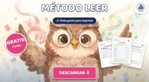 Método para Aprender a Leer · Nivel 7: Palabras Grandes (PDF Gratis para Imprimir)