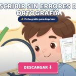 Escribir sin Errores de Ortografía para Niños con Dislexia: Cuadernillo PDF Gratis para Imprimir