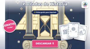 Portadas de Historia para Cuadernos: 11 Diseños para Colorear (PDF Gratis)