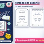Portadas de Español para Cuadernos: 11 Diseños para Colorear (PDF Gratis)