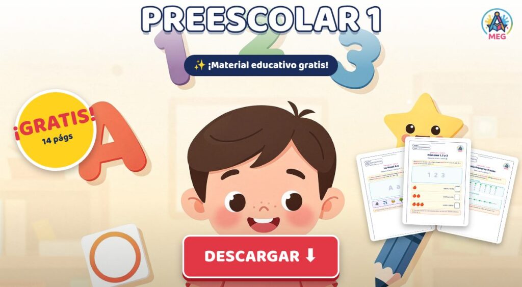 Cuadernillo Preescolar 1 | PDF Gratis para Imprimir