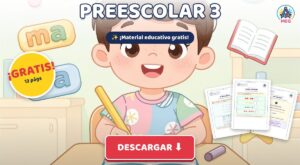 Cuadernillo Preescolar 3: PDF Gratis para Imprimir