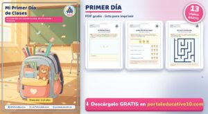Actividades para el Primer Día de Clases: Preescolar (PDF Gratis)
