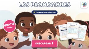 Cuadernillo de los Pronombres Personales para Niños: PDF Gratis para Imprimir