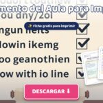 Reglamento del Aula para Imprimir: Plantillas + Acuerdos de Convivencia 26-27 (PDF Gratis)