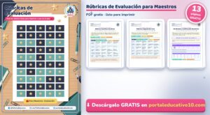 Rúbricas de Evaluación Listas para Usar: Pack Imprimible (PDF Gratis)