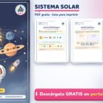 Cuadernillo del Sistema Solar y los Planetas para Niños: Ciencias PDF Gratis para Imprimir