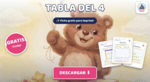 La Tabla del 4: Ejercicios y Trucos en PDF Gratis para Imprimir