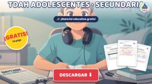 Cuadernillo de TDAH para Adolescentes (Secundaria): Organización y Estudio (PDF Gratis para Imprimir)