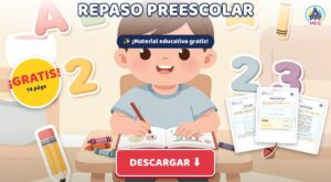 Cuadernillo de Repaso para Preescolar: PDF Gratis para Imprimir