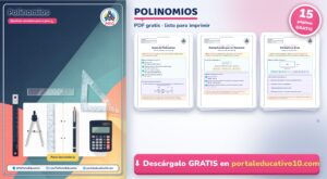Polinomios: Ejercicios Resueltos para Secundaria (PDF Gratis)