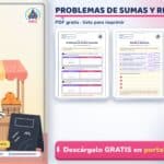 Problemas de Sumas y Restas para Primaria: PDF Gratis