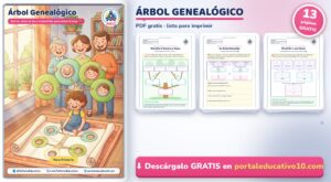 Árbol Genealógico para Niños: Plantillas para Imprimir