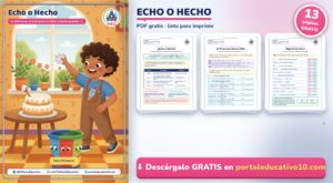Echo o Hecho: Diferencia, Ejemplos y Ejercicios PDF